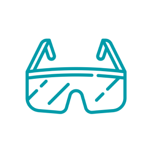Gafas de protección para la industria farmaceutica